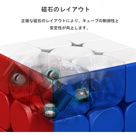 Speed Cube, MOYU Meilong M 2x2 Magic Cube Magnetic Puzzle Cube Flexible Brain Teasers for Magic Cube Enthusiasts