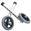 Healvian 2pcs Adjustable Walker Replacement Wheels Lightweight Aluminum Caster for