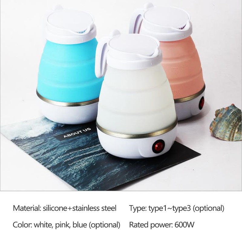 Mini Travel Winter Outdoor Portable Electric Kettle Foldable Kettles Food