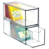 Youngever 3 Drawers Plastic Kitchen Pantry Stackable Storage Organizer, Plastic