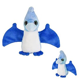 The Dreidel Company Plush Pteranodon Mighty Mights, 3.5" Inch Plush Stuffed, Super Soft and Cuddly Animal Toys, Classroom Decorations, Boys and Girls (Pteranodon)