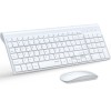 Topmate Ultra Slim Wireless Keyboard and Mouse Combo, Silent Compact