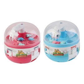Toyvian Mini Dinosaur Claw Machine Toys 2 Pack Kids Accessory Abs Material Fun Interactive Plaything for Boys Girls