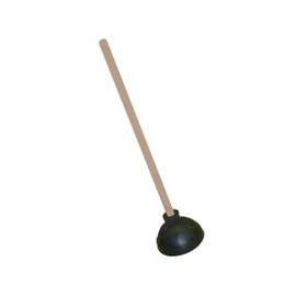 TrueCraftware- Toilet Rubber Plunger with 21” Wooden Handle- Heavy Duty Plungers for Bathroom Fix Clogged Toilets Bowl Plunger Drains for Bathroom Cleaning Durable Efficient