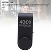 Phone Microscopes, 400X Zoom Clip On Microscopes Magnifier with LED