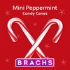 Brach's Mini Peppermint Holiday Candy Canes, Christmas Candy, 100ct Box