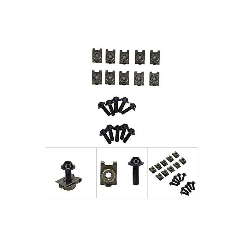 Motorcycle Fairing Screw Set, 10x M5 Motorcycle Fairing Body Screw