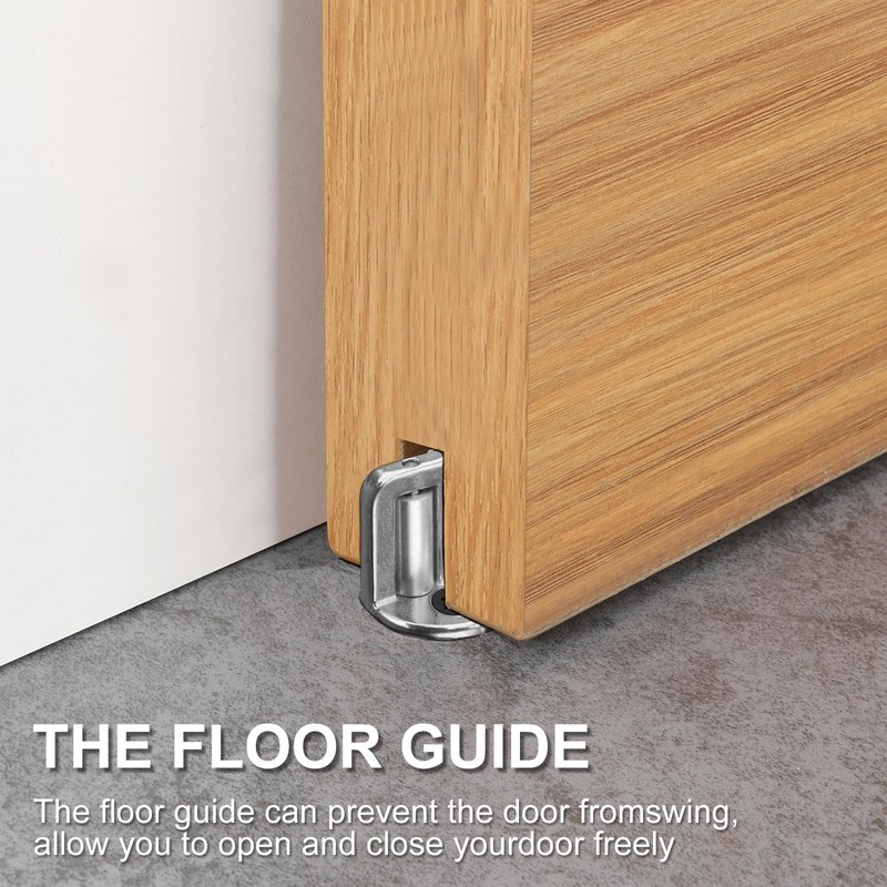 4 Pack Sliding Barn Door Floor Guide, Barn Door Adjustable