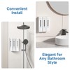 1984 Shower Soap Dispenser Bathroom Set Shampoo Conditioner Body Wash