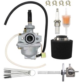 CRF50 Carburetor for Honda CRF50F Z50 CRF XR50 XR 50R Z50R Z50A Mini Trail 50 Mini Bike Carb with Air Filter and Valve Petcock
