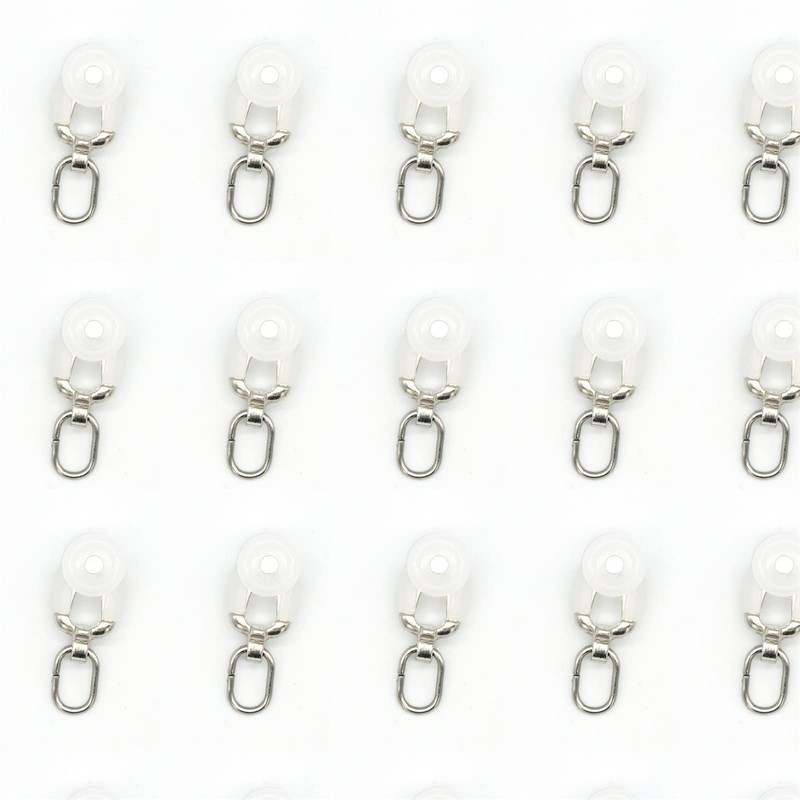 Bikykose Track Rollers（20pcs）,Window Shower Curtain Tracks Accessories-Special Accessories for Ceiling