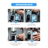 KOLOME Car Center Console Drinks Cover Slider Blind for 2009-2014