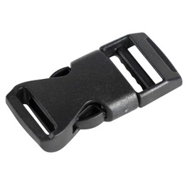 Juvale Quick Release Buckles - 100-Pack Side Release Buckles, Adjustable Buckles, Contoured Buckles, Perfect for Backpack, Accessory, DIY, Art Craft, Buckle Replacement, Black, 0.625 Inches