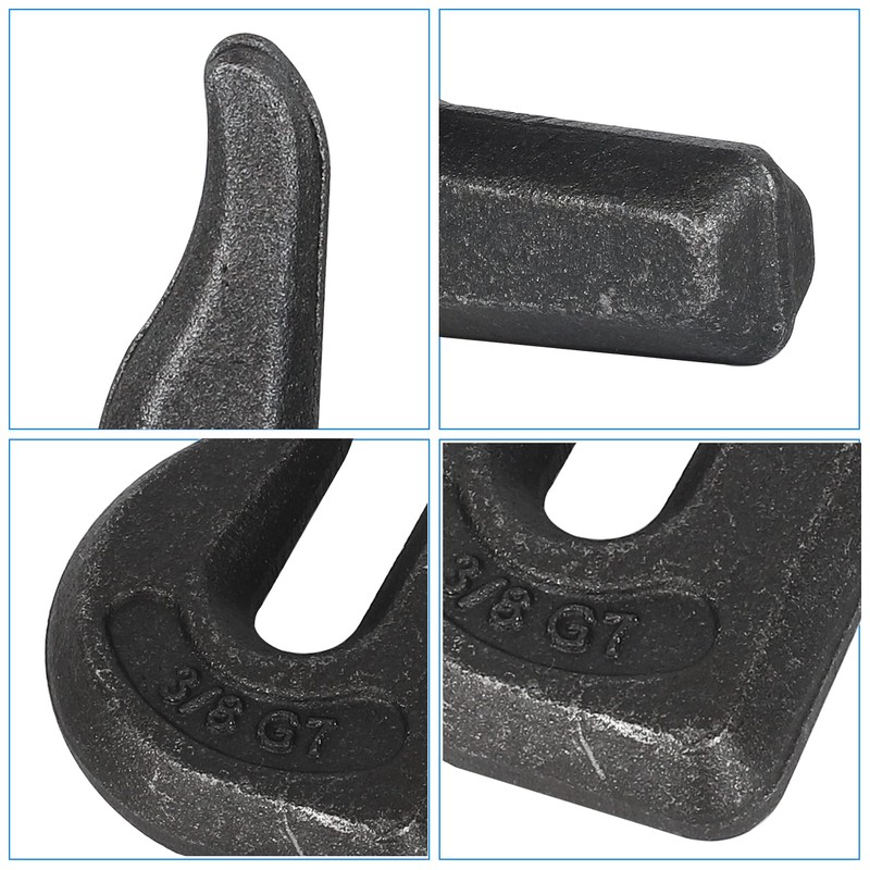 Yision 3/8 inch Weld On Grab Hooks,6PCS Heavy Duty Clevis