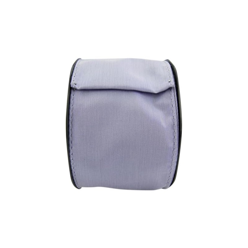 Ribbon Bazaar Wired Iridescent Taffeta 2-1/2" Lavender (Silver Edge) 10yd