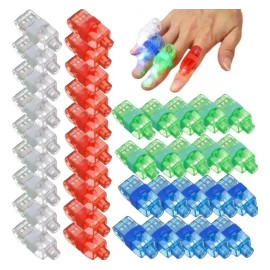 100pz Anillos Laser Led Multicolor Fiesta Neon Carnaval Boda
