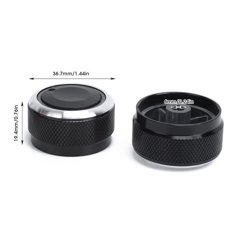 aqxreight Air Condition Control Knob,3PCS Car Air Condition Switch Thermal