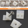 Back Wall Connectors, Pack of 150, Cabinet Back Wall Mounting,