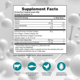 Natures Plus Natures Plus Collagen Peptides, Vanilla - 0.8 lb Powder - Hair, Skin, Nail & Joint Health, Immune System Support - Non-GMO, Gluten Free - 14 Servings