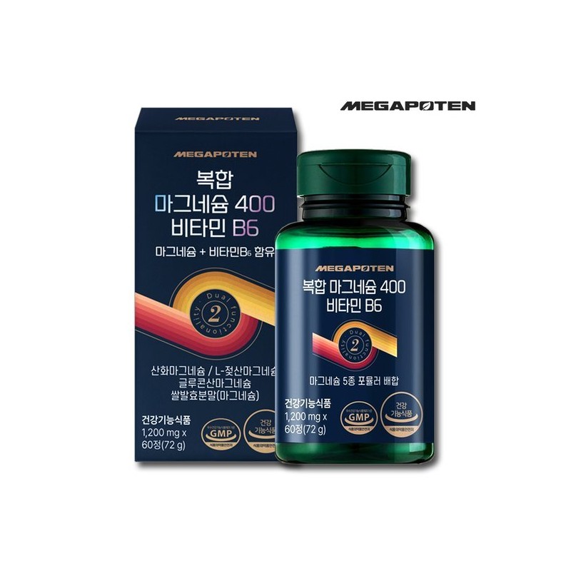 Mega Poten Complex Magnesium 400 Vitamin B6 / 메가포텐 복합