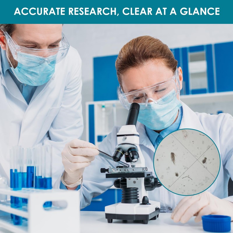 Sedgwick-Rafter Plankton Counting Chamber, Microscope Slide for Phytoplankton/Zooplankton Analysis, Laboratory