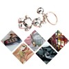 KUPOOL Cartoon Bear Keychains Animal Alloy Pendant Keyring Fashion Metal