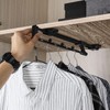 Extendable Clothes Rail, 30 cm Adjustable Clothes Rail, Wardrobe Rail,