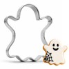 Ririess Halloween Ghost Cookie Cutter, 3.2 Inch Stainless Steel