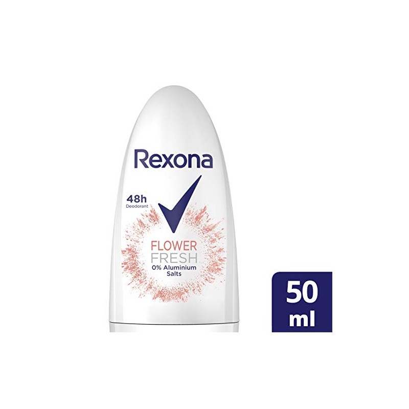 Rexona Deo Roll-On Flower Fresh - 0 % Aluminiumsalze -