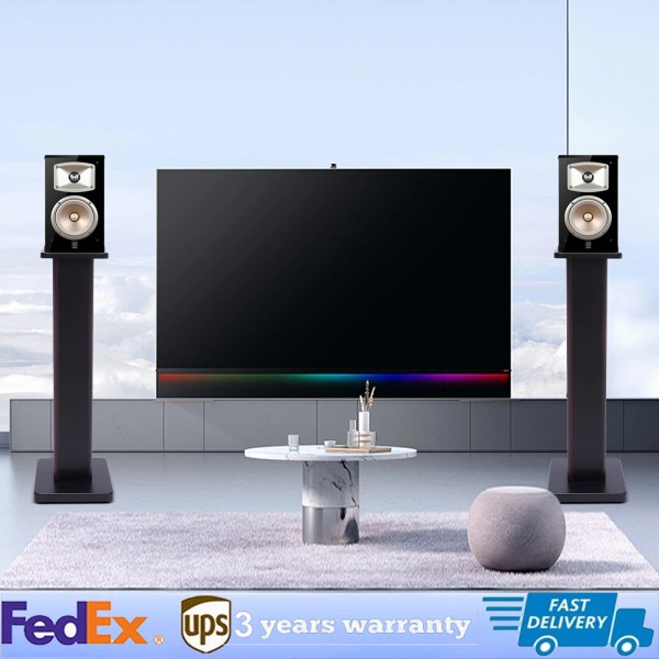 Unbranded 28" 1 Pair Bookshelf Speaker Stands Surround Sound Home