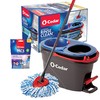 O-Cedar EasyWring RinseClean Microfiber Spin Mop & Bucket Floor Cleaning