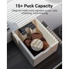 Espresso Knock Box, Durable ABS Coffee Grounds Dump Bin, Anti-Slip