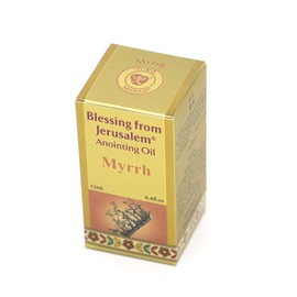 Gold Anointing Oil Myrrh 12ml from Holyland Jerusalem - Limited Edition