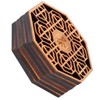 6PCS Bamboo Coaster Teacup Mat AntiScald Heat Insulation Pad Tea
