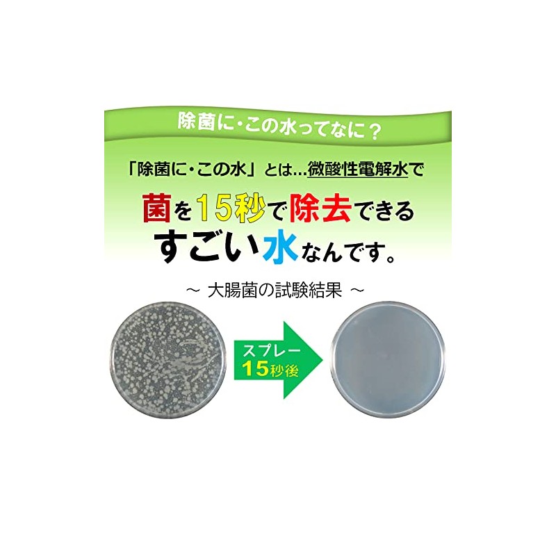 Fine Acid Electrolyte Water "Decontamination... This Water" Travel 50ml