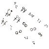 15 Pairs Earrings Set Black Stainless Steel Ear Studs Men