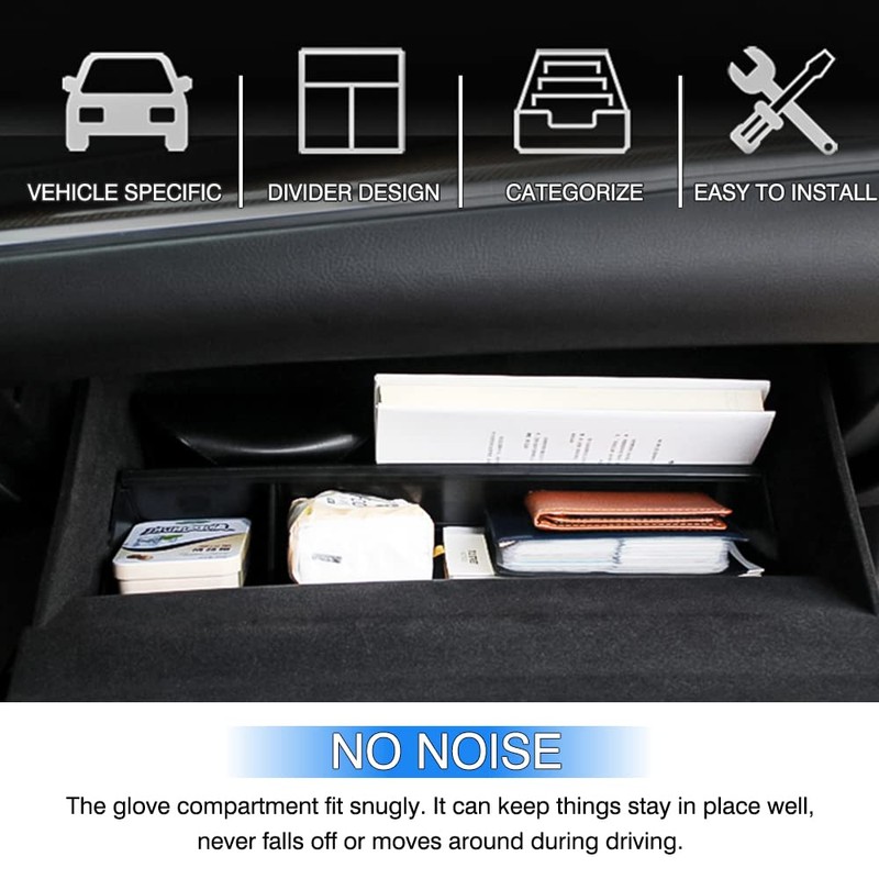 Karltys Glove Box Organizer for 2022-2025 2026 Lexus NX NX250
