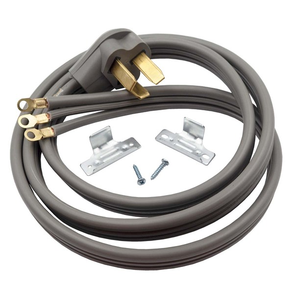Supplying Demand 6 Foot Range Electrical Power Cord 3 Prong Wire 50 Amp 250 Volt