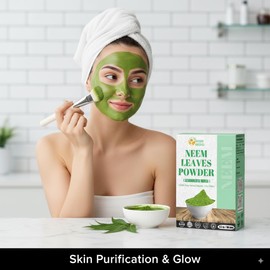 Herbs Botanica Neem Powder 100% Pure Natural Leaf Powder for Hair, Skin & DIY Uses Finely Ground & Additive Free Natural Supplement in Resealable Pack – 2 oz