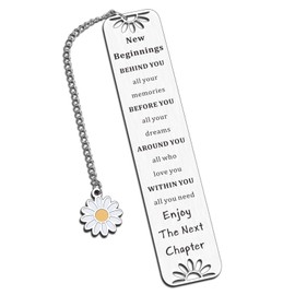 New Beginnings Gifts, Bookmarks for Women, Stocking Stuffers White Elephant Gifts for Adults, Divorce Breakup Get Well Gifts for Women, Farewell Going Away Goodbye Gifts for Coworker Friends