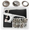 Eyelet Set with Tool Silver Diameter 10 mm Eyelet Pliers