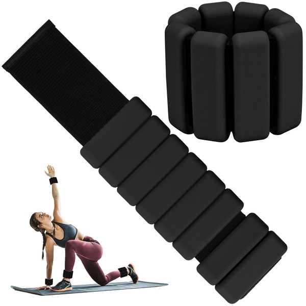 Pilates Wrist ＆ Ankle Weights for Women 1 Pair (2LBS)