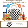 GALASALA Lonchera para Mujer 10L, Aislamiento Triple, Paquete Hielo 100g