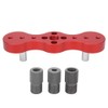 Woodworking Dowel Drill Guide Jig Positioner Aluminum Alloy 6/8/10mm Hole