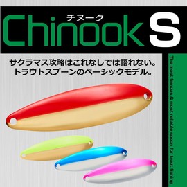 Daiwa Chinook S Lure, 0.5 oz (14 g), Abalone C Orange Yamame