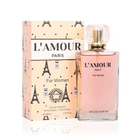 FRAGRANCE COUTURE L'Amour Paris Eau De Parfum Spray Perfume for Women Floral Fragrance 3.4 FL OZ