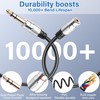 JSADZKJ 1/4 to Dual 1/8 Stereo Splitter Cable,6.35mm Male to