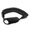 L-04 Black Zinc Alloy Bicycle Helmet Cushion Wheel U Shape