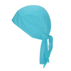 PATIKIL Sweat Wicking Cap, Skull Cap Football for Men Dew Rags Breathable Cooling Helmet Liner Bandana for Cycling Running Sports Hat, Sky Blue