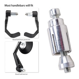 WSDMAVIS 4Sets Universal Motorcycle Handlebar Grip End Caps Metal Bar End Plugs with Expansion Screws Set Fits 13mm-19mm Handlebars for Electric Bikes Dirt Bikes Scooters & More